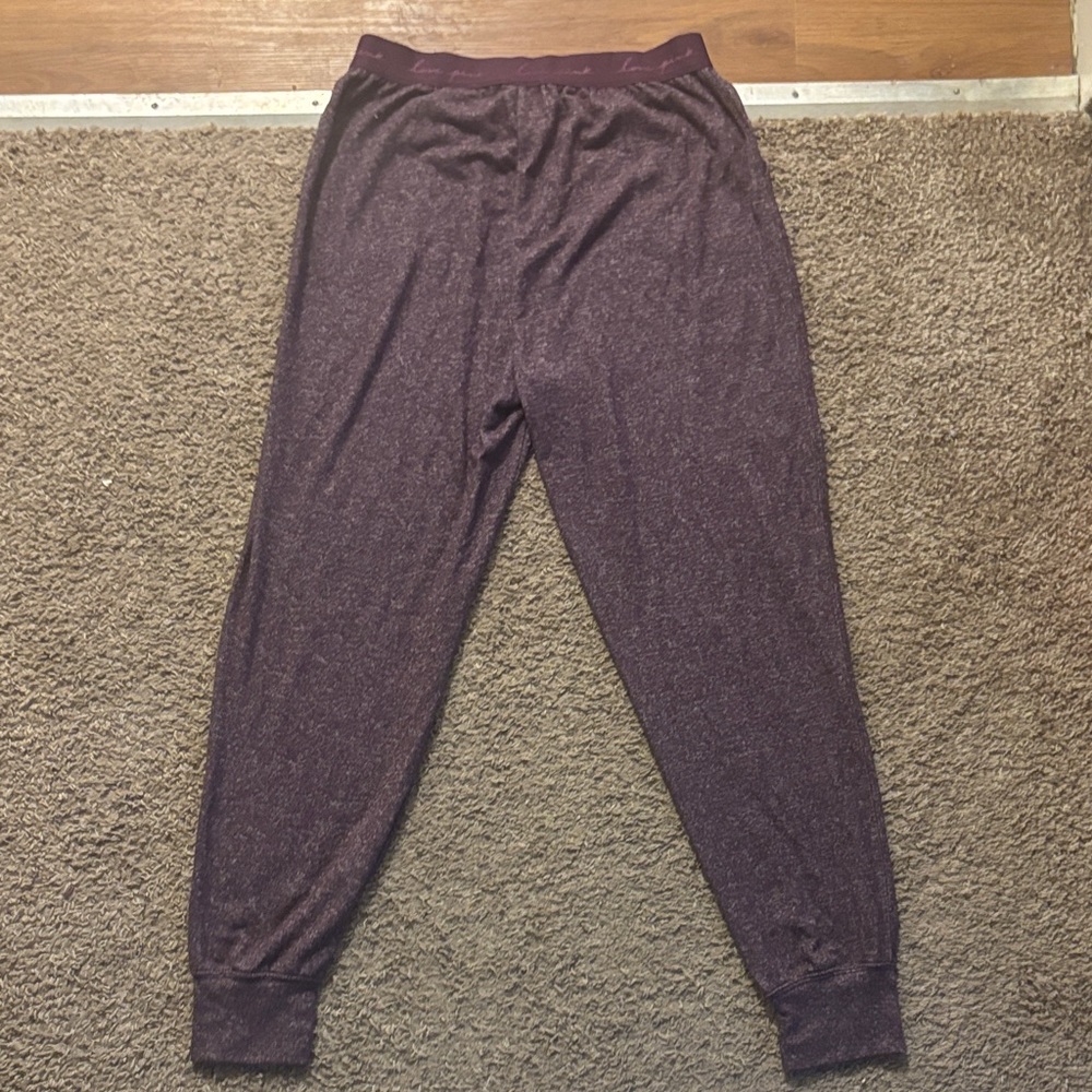 Victoria’s secret PINK NWT Woman’s Md Purple Joggers Lounge Pants - Picture 10 of 10